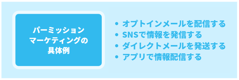 パーミッションマーケティングの具体的な例