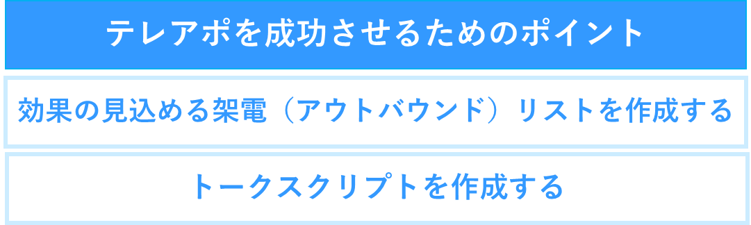 テレアポを成功させるためのポイント