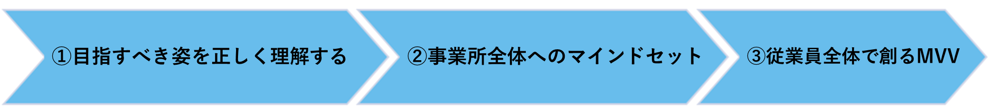 MVV浸透に向けた3STEP