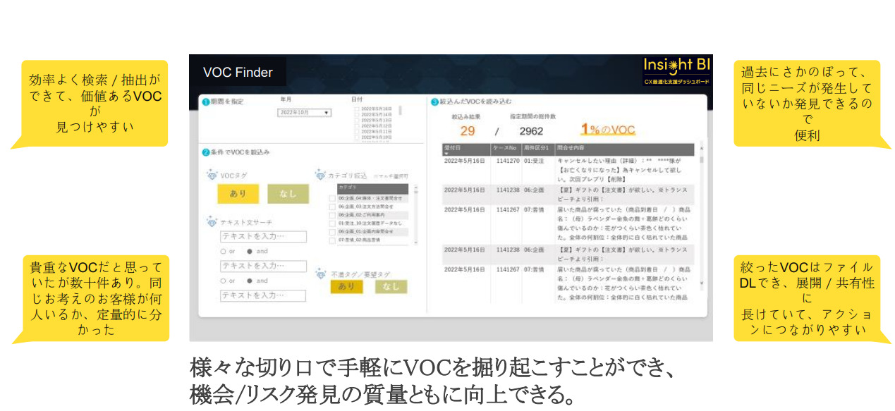 Insight BIサービスの使用イメージ