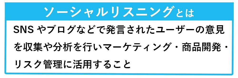 ソーシャルリスニングとは