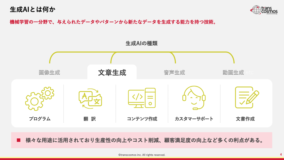 生成AIとは？