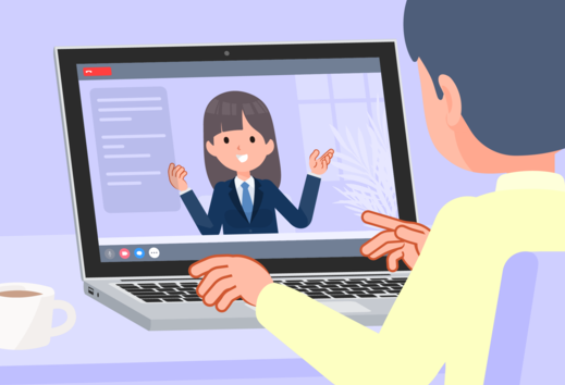 オンライン接客のイメージ