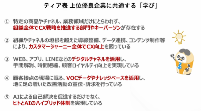 ティア表上位優良企業に共通する「学び」