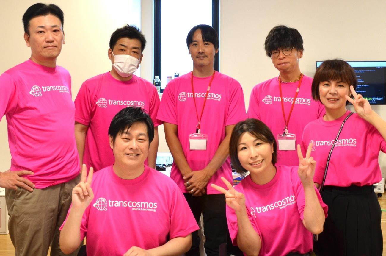 出展ブースを担当したトランスコスモス CXスクエアおおいたのスタッフ