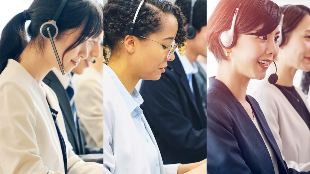 コンタクトセンター業務のオペレーターのイメージ