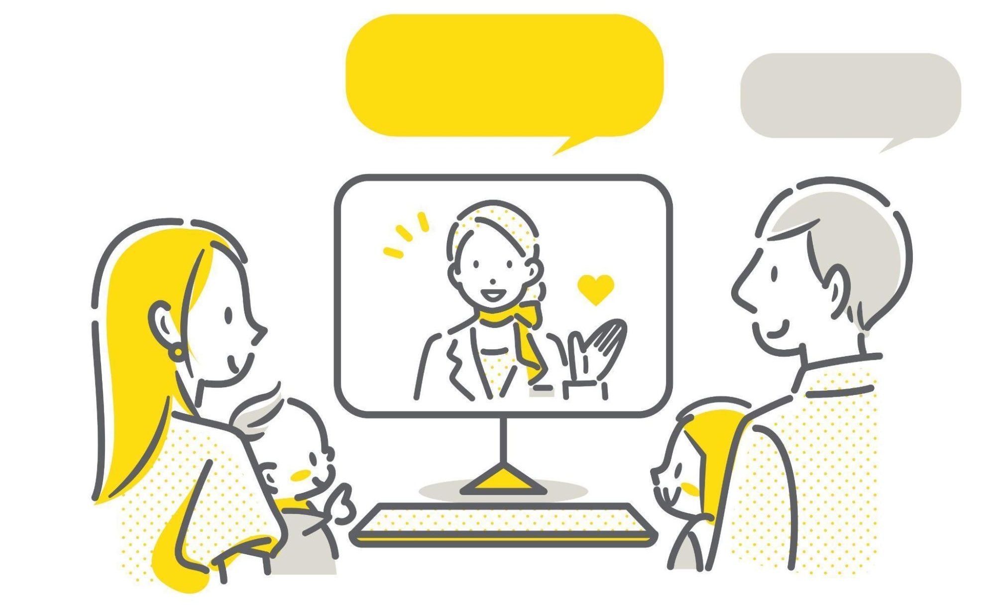 オンライン接客のイメージ