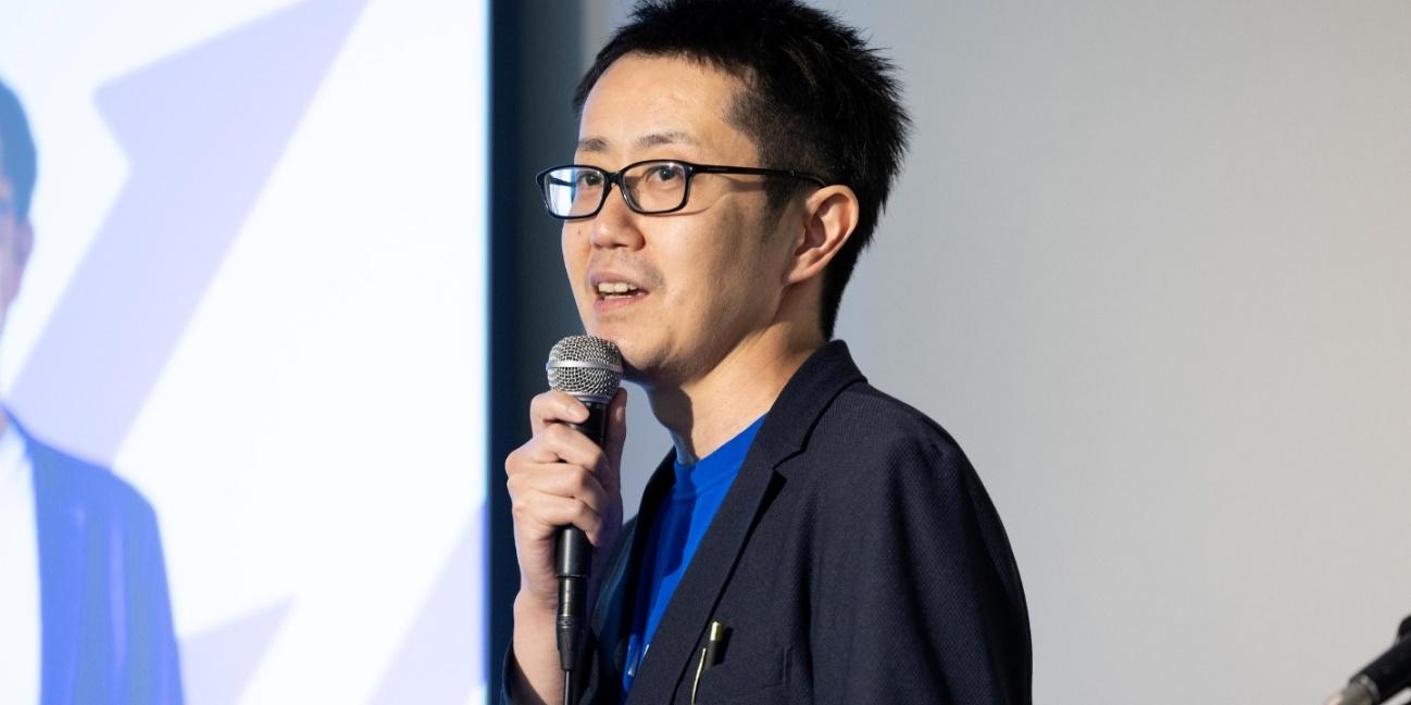 登壇した株式会社Sales Markerの山口氏